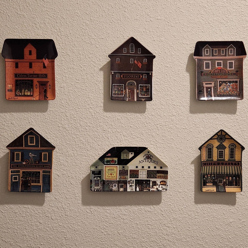Charming Village Wall Decor Set - Multicolor